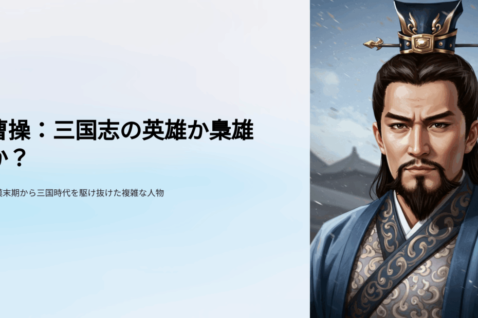 曹操：三国志の英雄か梟雄か？初心者向け徹底解説